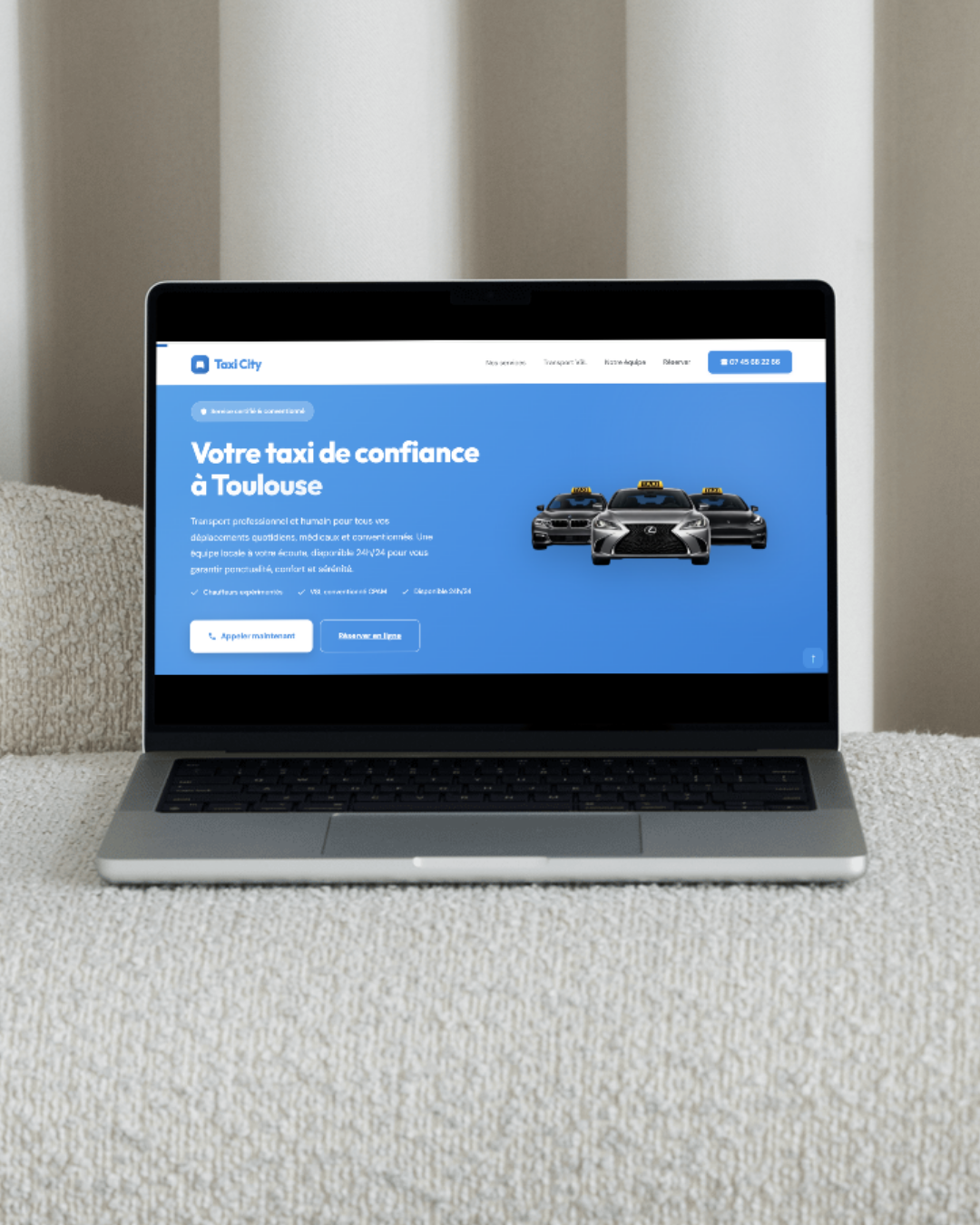 Site Taxi City VSL