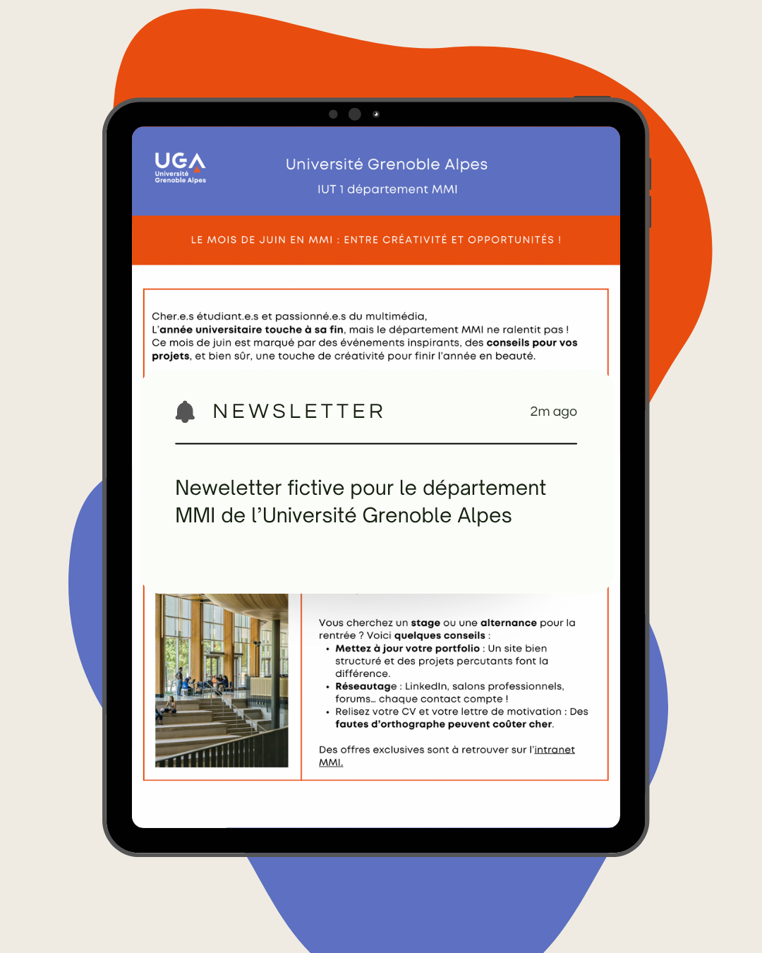 Rédaction newsletter